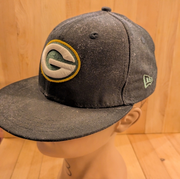 59 Fifty Green Bay Packers Black Cap - Picture 5 of 10